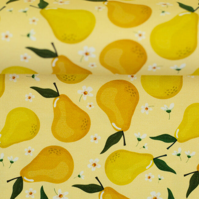 Tricot oeko-tex - summer fruits pear