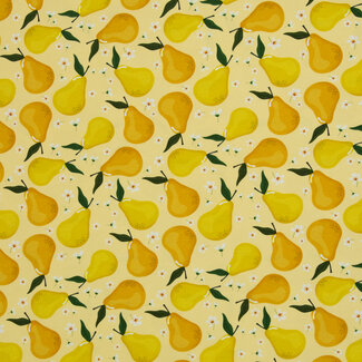 Tricot oeko-tex - summer fruits pear