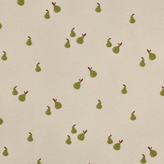 De Stoffenkamer Tricot Waffle - ecru pears