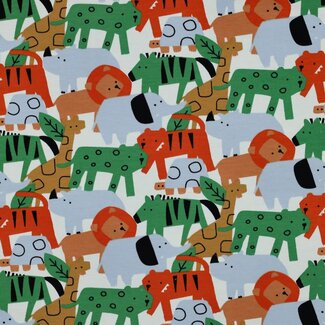 French Terry - animals allover