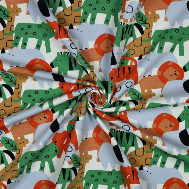 French Terry - animals allover