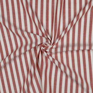 Viscose blouse - small stripes orange