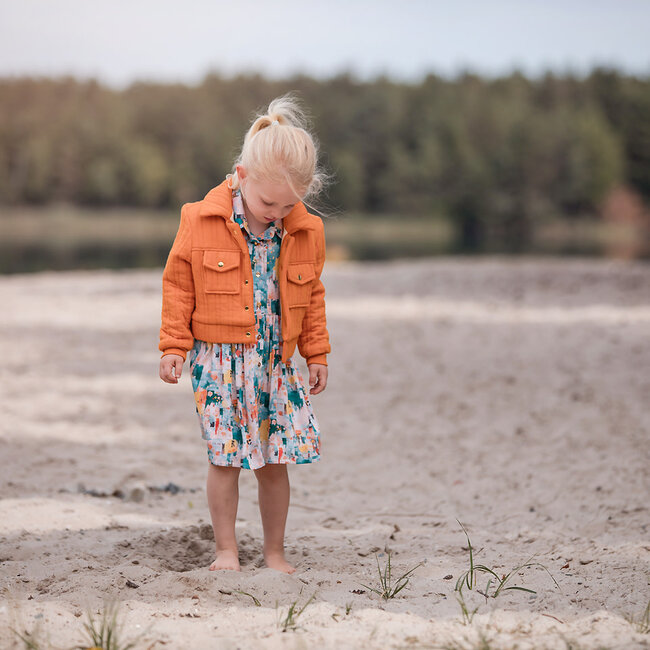 See You At Six SYAS Matelassé Tricot Streep esdoorn oranje
