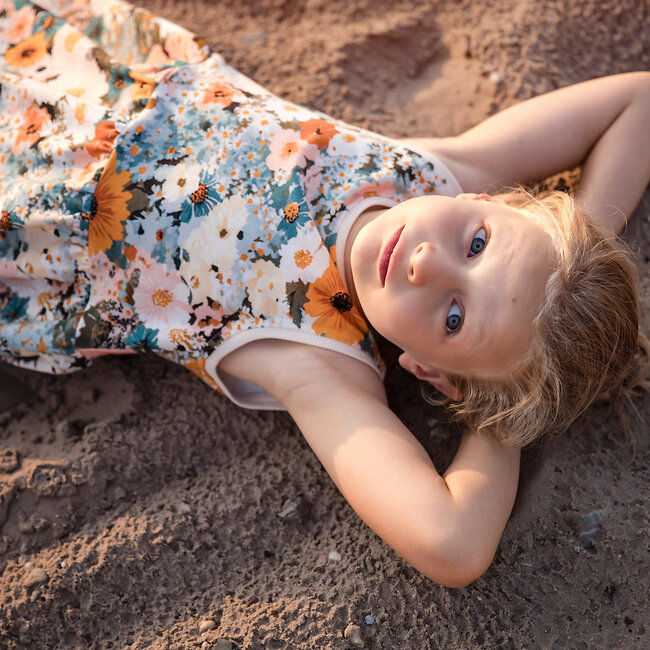 See You At Six SYAS French Terry flower painting