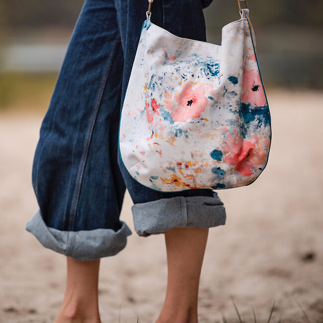 See You At Six SYAS Canvas Gabardine Twill roses on canvas