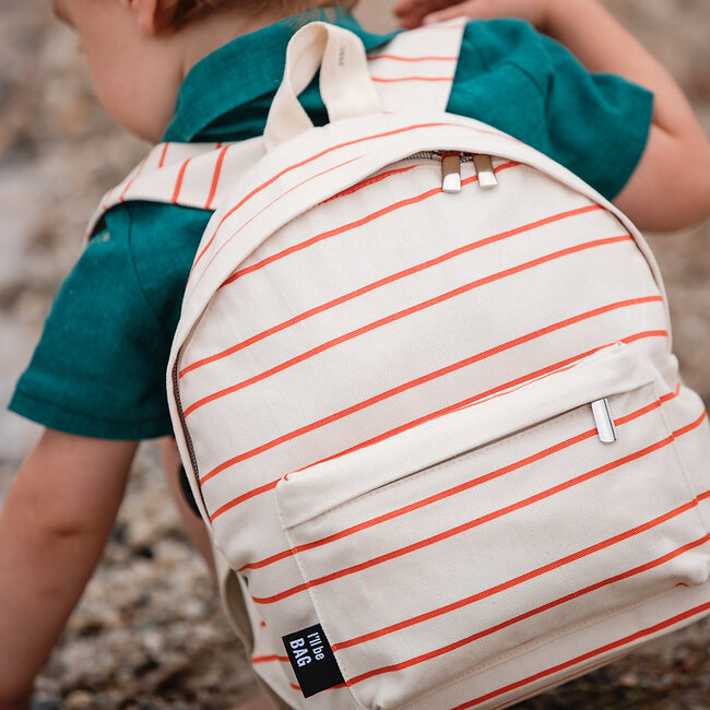 See You At Six SYAS Canvas Gabardine Twill horizontals fluisterbeige / oranje