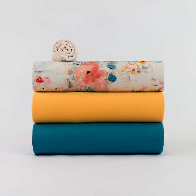 See You At Six SYAS French Terry UNI HEAVY 3 draads laguneblauw