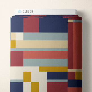 Cloud 9 Organic Cotton american bold - pojagi grid