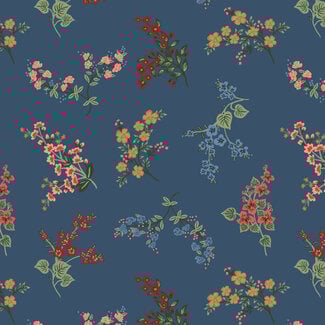Cloud 9 Organic Cotton rifle paper co - gracie blue