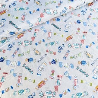 Kokka Voile lawn katoen - candy sky