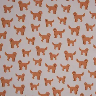 Canvas cotton naturel doggies