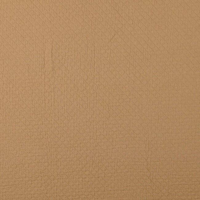 De Stoffenkamer Stitched Vintage Structure Cotton uni - sand