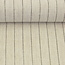 De Stoffenkamer Linen mix pin stripes - naturel sand