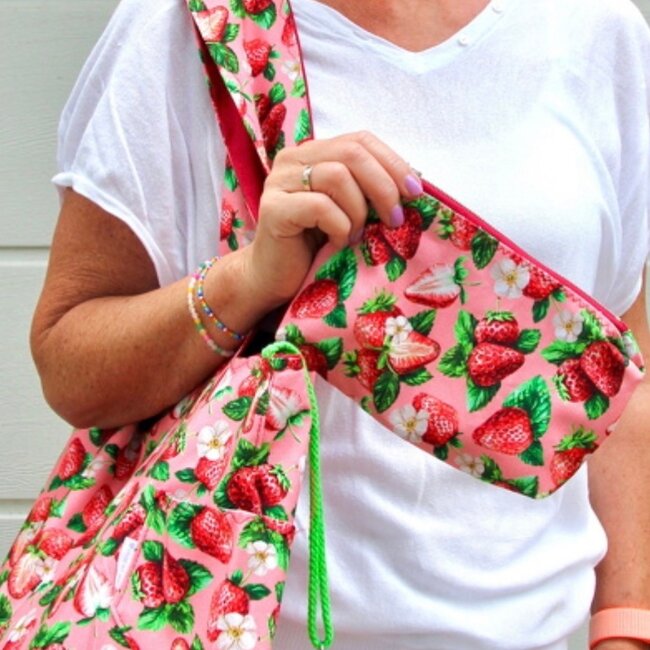 De Stoffenkamer Stevige katoen Canvas - summer strawberries