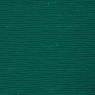 Tricot oeko-tex - respect, love, courage seagreen