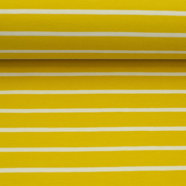 Tricot oeko-tex - summer stripes sun