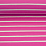Tricot oeko-tex - summer stripes fuchsia