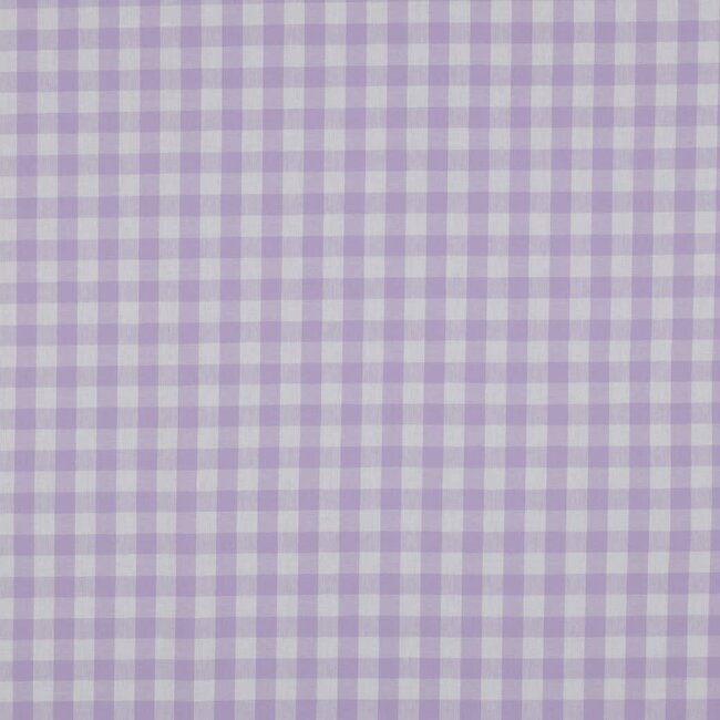 De Stoffenkamer Cotton Poplin  1 cm vichy lila