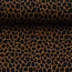 Tricot oeko-tex - mini leopard brown