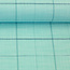 Voile katoen - checks minty blue