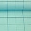 Voile katoen - checks minty blue