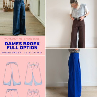 Workshop damesbroek full option do. 13 en 20/05