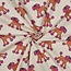 De Stoffenkamer Cotton Poplin dogs natural pink