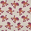 De Stoffenkamer Cotton Poplin dogs natural pink