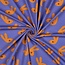 Tricot BIO- bunnies blue