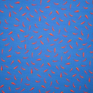 Tricot - midblue peppers