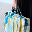 Kokka COUPON 0,35m - Cotton Keshiki by Kokka ‘26 - architecture rusty blue