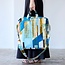 Kokka COUPON 0,35m - Cotton Keshiki by Kokka ‘26 - architecture rusty blue