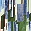 Kokka COUPON - 1,2 m - Cotton Keshiki by Kokka ‘26 - architecture green blue