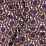 De Stoffenkamer Stepped Cotton Voile double face - flowers royal caramel