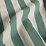 De Stoffenkamer Double gauze tetra - wide stripes petrol green