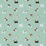 De Stoffenkamer Double Gauze cotton Tetra - dogs mint