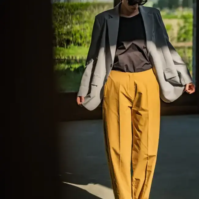 Fibre Mood Cotton Poplin Stonewashed - otter bruin