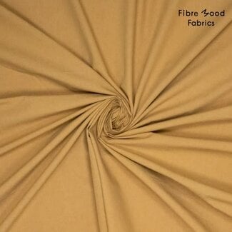 Fibre Mood Cotton Poplin Stonewashed - otter bruin