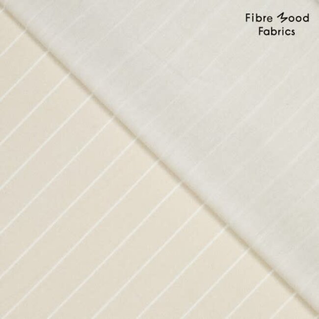 Cotton Poplin - stripes sand/ecru