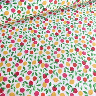 Gelamineerde katoen - summer fruit