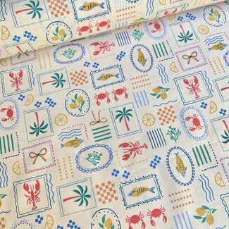 Gelamineerde katoen - summer table