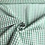 Seersucker Cotton mix - mini checks green white
