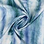 De Stoffenkamer Double Gauze Tetra batik tie dye - seagreen