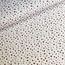 Ajour Tricot Pointelle lines - ecru spring flowers mini