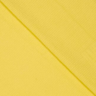 Seersucker Cotton uni - botergeel