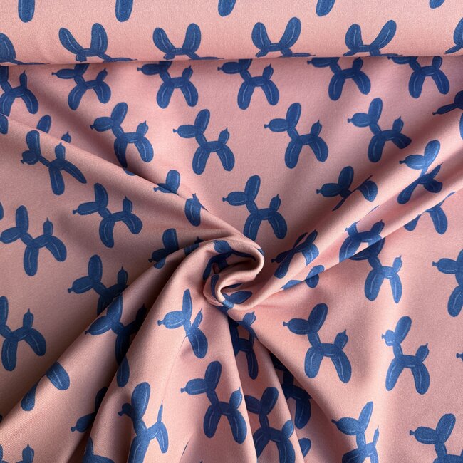 Capsule Fabrics French Terry - balloon dogs