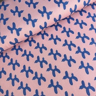 Capsule Fabrics French Terry - balloon dogs