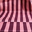 Capsule Fabrics Washed Linen - vertical burgundy / salmon