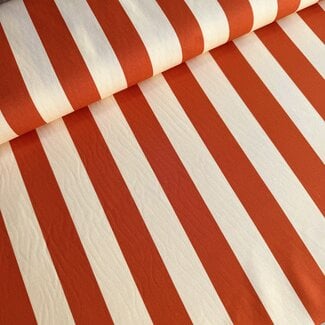Capsule Fabrics Cotton Poplin - Vertical Flame  / Butter