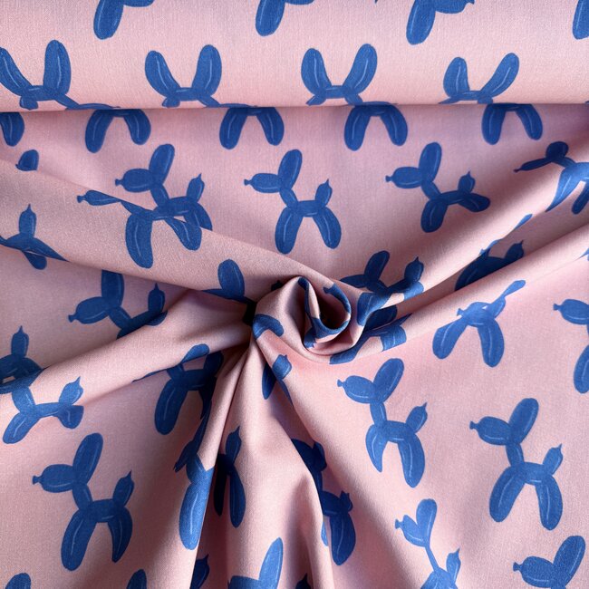 Capsule Fabrics Cotton Poplin - balloon dogs